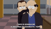 blood stabbing GIF by South Park 