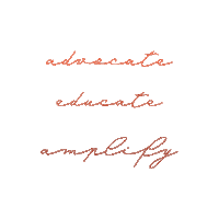 alyceryan blm advocate educate alycecreates Sticker