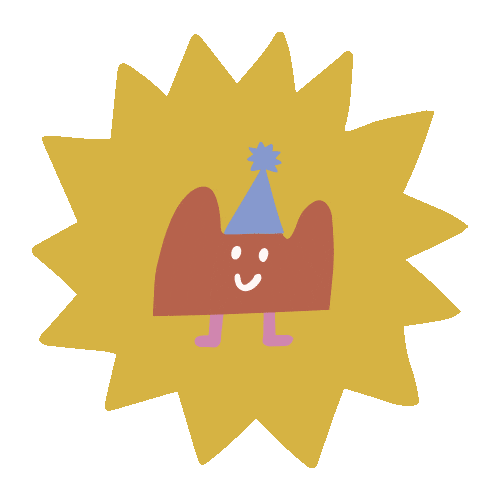 Birthdayblobs Sticker by ergoPouch