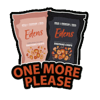Snack Mushroom Sticker by Edens Chips