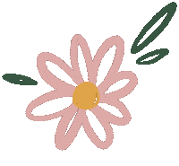 Pink Flower Sticker