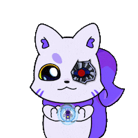 Artificial Intelligence Robot Sticker by Lucky Kat Studios