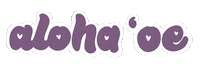 Aloha Sticker