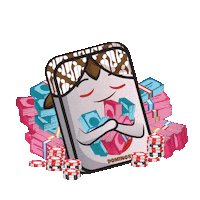 Sleep Domino Sticker by Domino88 Official