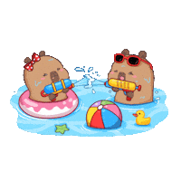 Happy Pool Party Sticker