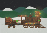 eric cartman snow GIF by South Park 