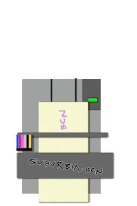 Barcelona Print Sticker