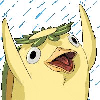 Happy Duck Sticker by Isekai Meta