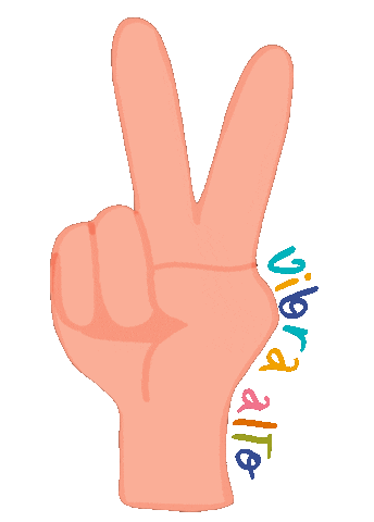 Love And Peace Hand Sticker