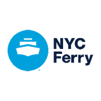 nycferry waves boat ship sailing Sticker