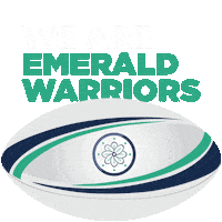 Rugby Navy Sticker by Emerald Warriors RFC