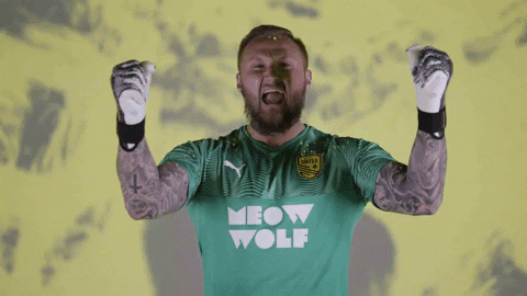Black And Yellow Wolf GIF by New Mexico United