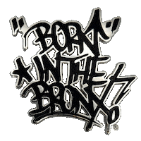 Hip Hop Typography Sticker by From The Bronx