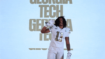 Georgia Tech Football Sport GIF by Georgia Tech Yellow Jackets
