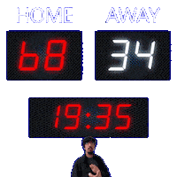 34 Away Sticker