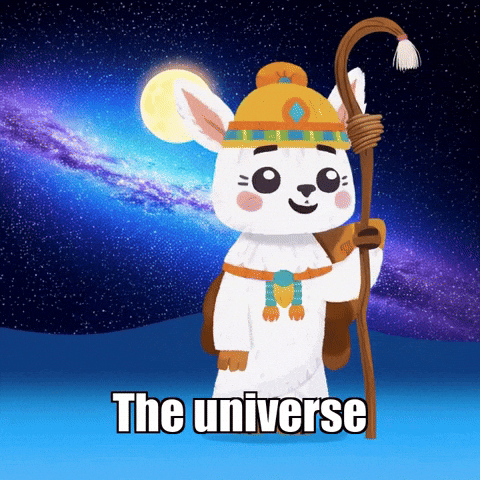 The Universe Stars GIF by Llamaozi