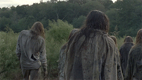 Fight Zombie GIF by The Walking Dead