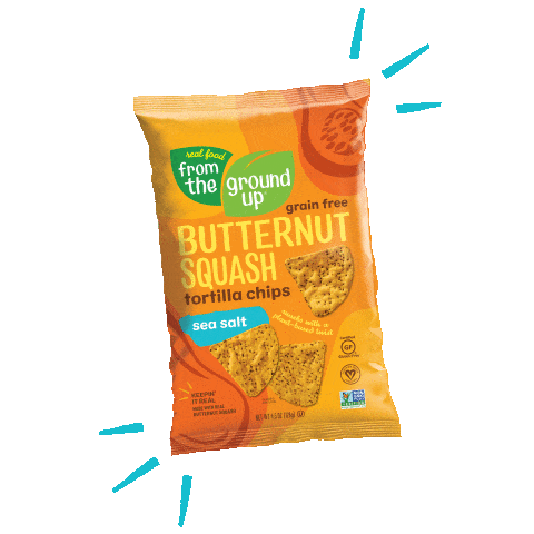 RealFood_FromTheGroundUp vegan plant based gluten free tortilla chips Sticker