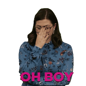 Oh No Facepalm Sticker