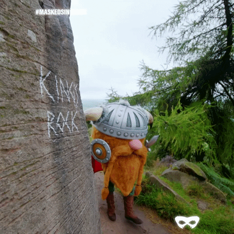 Viking GIF by The Masked Singer UK