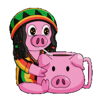 Good Morning Hello Sticker by Piggyverse