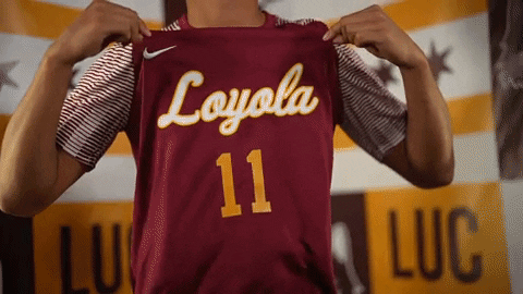 College Sports Sport GIF by LoyolaRamblers