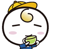 Qrious-kid drink qrious Sticker