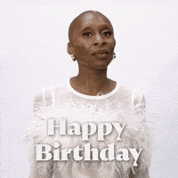 Happy Birthday GIF by Cynthia Erivo