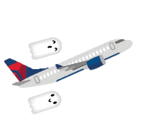 Ghost Sticker by Delta Air Lines