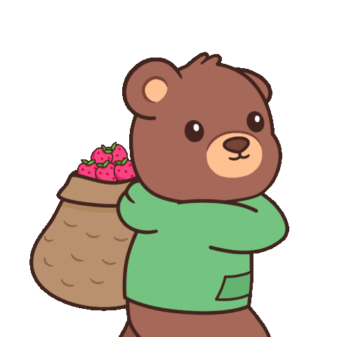 Working Teddy Bear Sticker by BEARISH