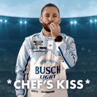 Ross Chastain Chefs Kiss GIF by Busch Beer