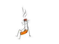 Cigarette Vale Sticker