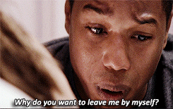 why do you want to leave me by myself michael b jordan GIF