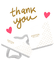 Thanks Cake Sticker by POFFEN