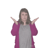 Shrug Sticker by Deanna Seymour