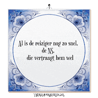 Wijsheid Spreuk Sticker by Tegelspreuken.nl