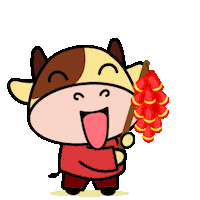 Chinese New Year Sticker by NMooMoo