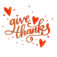 Makewells thanksgiving thankful gratitude give thanks Sticker