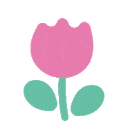 kouyuri pink flower かわいい 花 Sticker