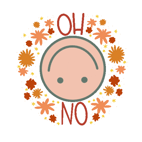 Oh No Sticker