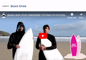 troywakelin testing surfboard epoxy GIF