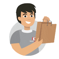 Happy Food Sticker by Weknock