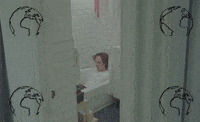 chain reaction bathtub GIF by Merge Records