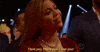 Celebrity gif. Beyonce at the Grammys is seated in the audience and looks wistfully towards the stage, tears in her eyes, as she shakes her head slowly and says, "I love you. Thank you. I love you!"