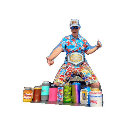 Hold My Beer Drinking Sticker by Tailgating Challenge