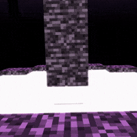 Humamoyous_ minecraft steve mc the end GIF