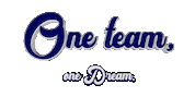 One Team One Dream Sticker by OpticalArtInc.