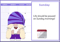 Days Of The Week Gnome GIF