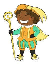 Happy Ster Sticker by De Staff van Sinterklaas
