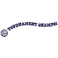 Volleyball Champions Sticker